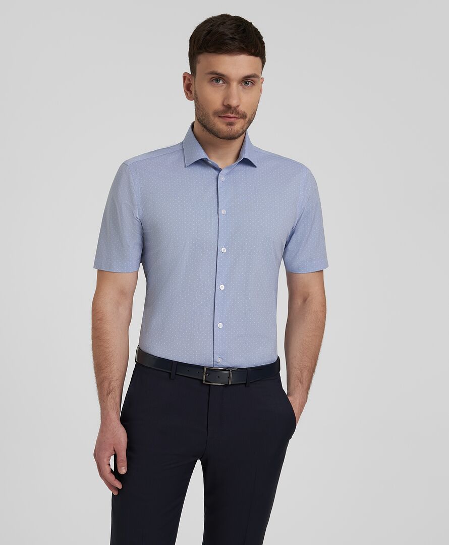 Рубашка HENDERSON кр.р. SHS-0653-S BLUE фото 1