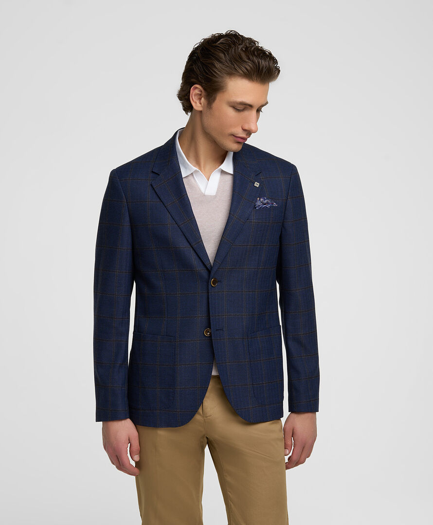 Пиджак HENDERSON JT-0374-S NAVY фото 1