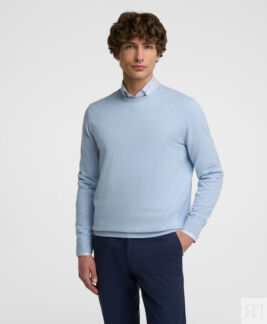 Пуловер трикотажный HENDERSON KWL-0811 LBLUE