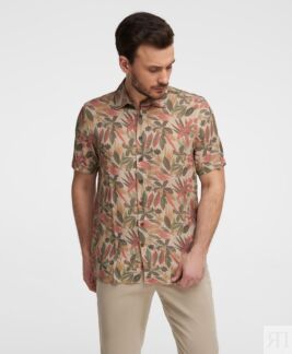 Рубашка HENDERSON кр.р. SHS-0724-R BEIGE