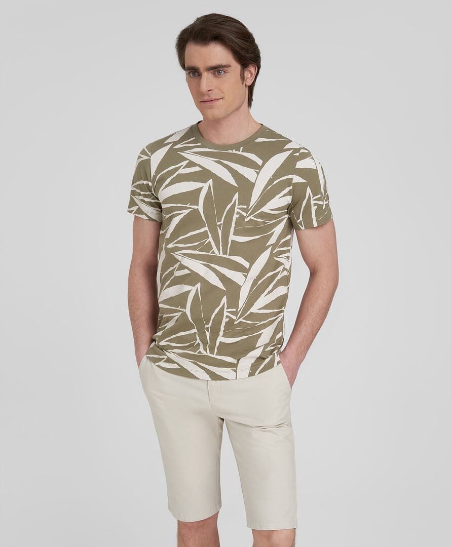 Футболка HENDERSON кр.р. HTS-0398 KHAKI HENDERSON Футболка прямого кроя из фото 1