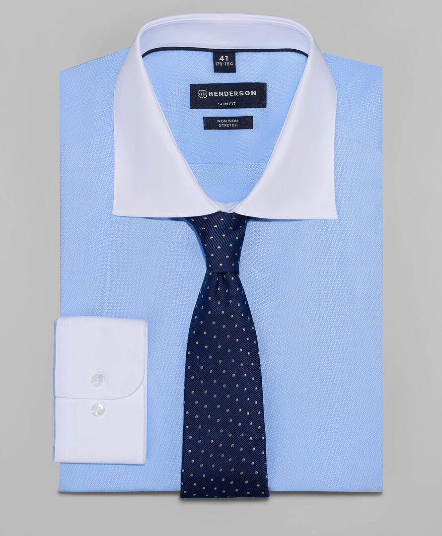 Рубашка HENDERSON дл.р. SHL-2309-S BLUE фото 1