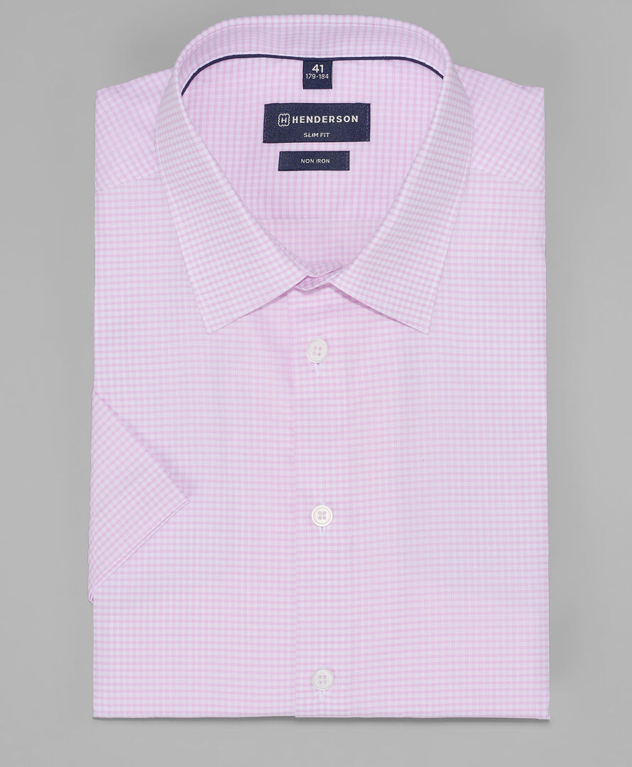 Рубашка HENDERSON кр.р. SHS-0788-S PINK фото 1