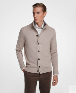 Кардиган трикотажный HENDERSON KWL-0711 BEIGE