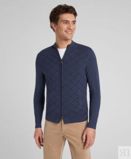 Кардиган трикотажный HENDERSON KWL-0834 LNAVY