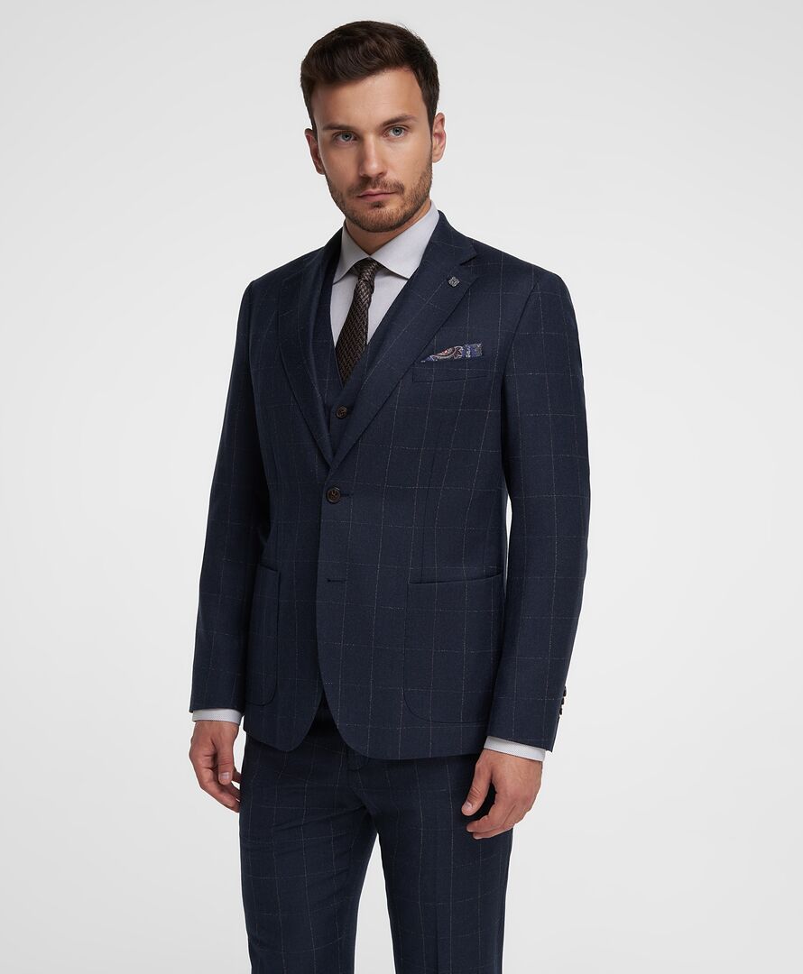 Пиджак HENDERSON JT1-0254-RP NAVY фото 1