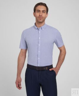 Men Shirt Slim Fit HENDERSON SHS-0600-S BLUE