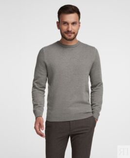 Пуловер трикотажный HENDERSON KWL-0831-1 KHAKI
