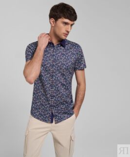 Рубашка трикотажная HENDERSON HSS-0128 NAVY