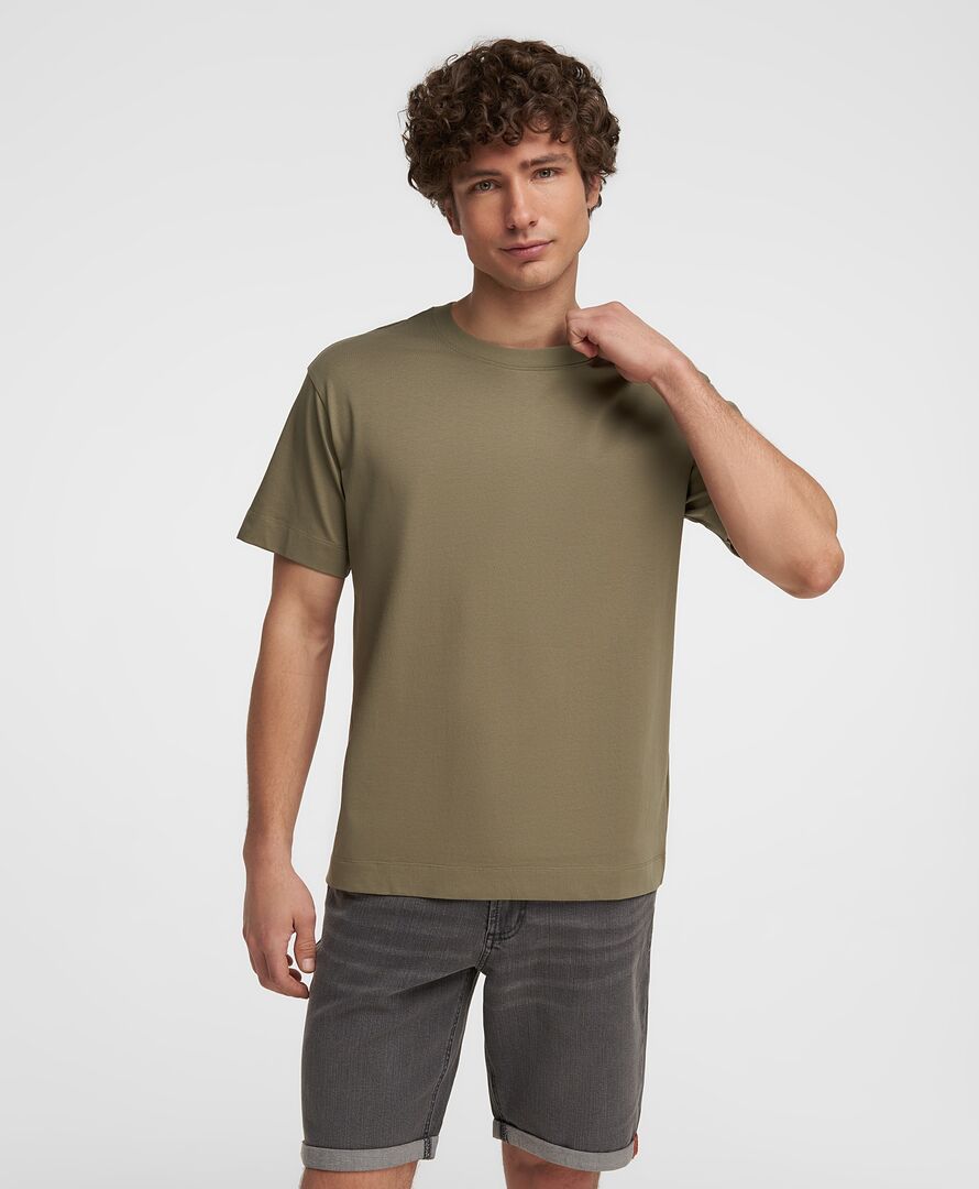 Футболка HENDERSON кр.р. HTS-0496 KHAKI HENDERSON Футболка Оверсайз, с широ фото 1