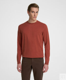 Пуловер трикотажный HENDERSON KWL-0811 TERRACOTTA