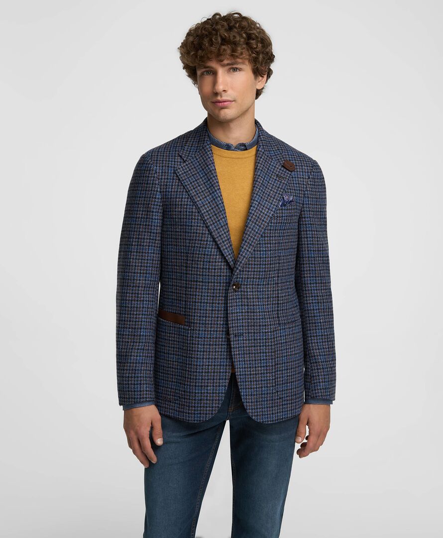 Пиджак HENDERSON JT-0362-RP BLUE фото 1