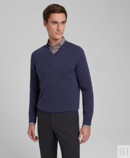 Пуловер трикотажный HENDERSON KWL-0677 LNAVY