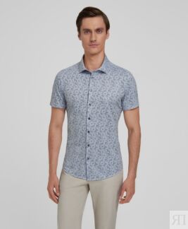 Рубашка трикотажная HENDERSON HSS-0132 BLUE