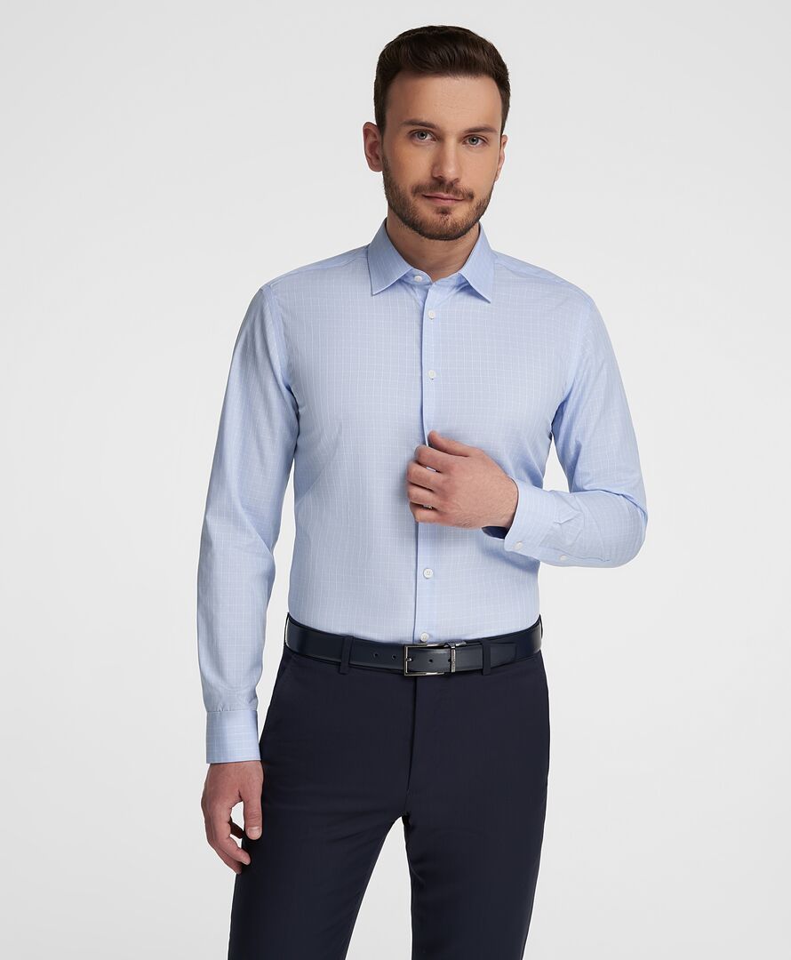 Рубашка HENDERSON дл.р. SHL-2045-S BLUE фото 1