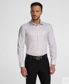 Рубашка HENDERSON дл.р. SHL-2070-X BEIGE
