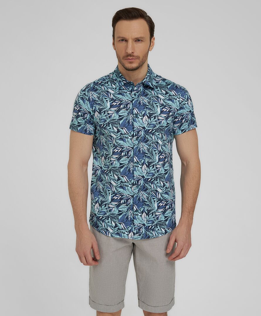 Рубашка трикот. HENDERSON кр.р HSS-0137 OBLUE фото 1
