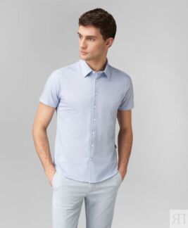 Рубашка трикотажная HENDERSON HSS-0117 BLUE
