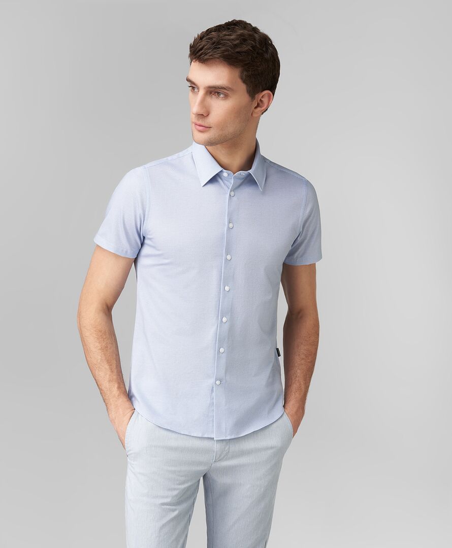 Рубашка трикотажная HENDERSON HSS-0117 BLUE фото 1