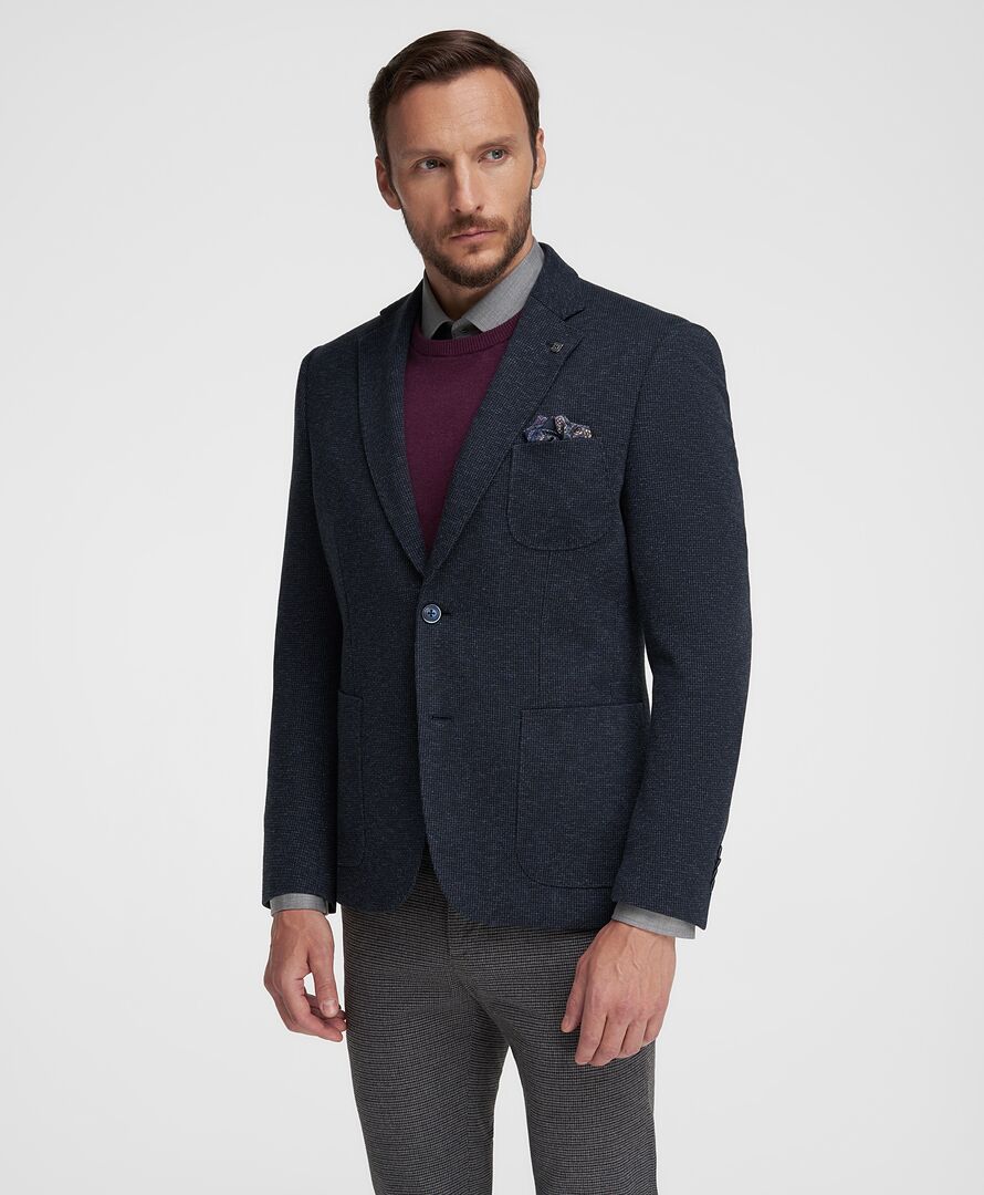 Пиджак HENDERSON JT-0320-R NAVY фото 1