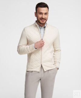 Кардиган трикотажный HENDERSON KWL-0834 ECRU