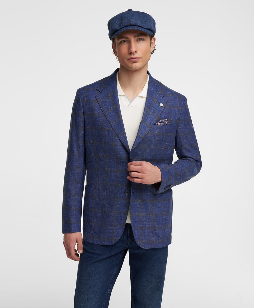 Пиджак HENDERSON JT-0343-R NAVY фото 1
