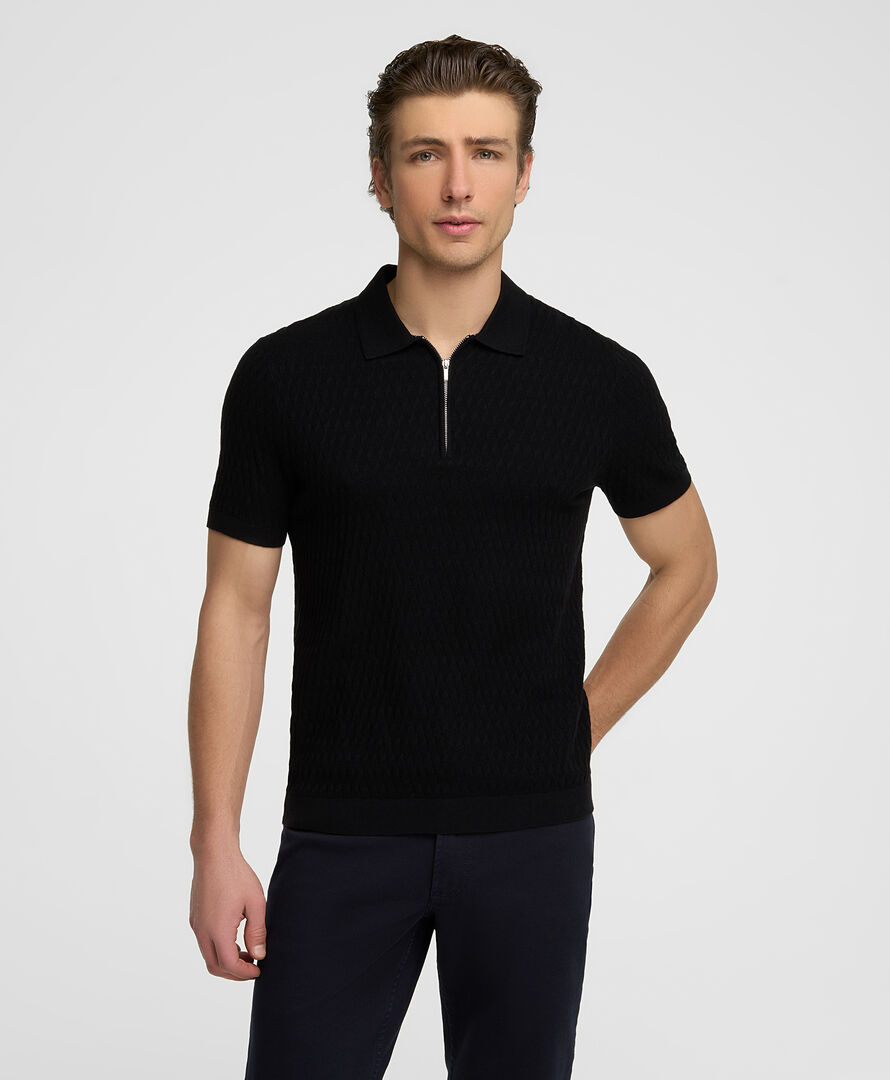 Поло HENDERSON кр.р. KWS-0064 BLACK фото 1