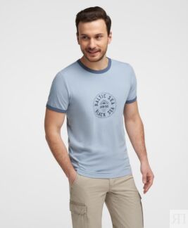 Футболка HENDERSON кр.р. HTS-0483 BLUE HENDERSON Футболка полуприлегающая и