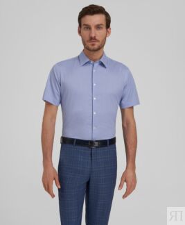 Рубашка HENDERSON кр.р. SHS-0680-X BLUE