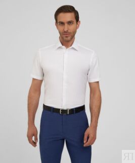 Рубашка прилегающий силуэт HENDERSON SHS-0577-X WHITE