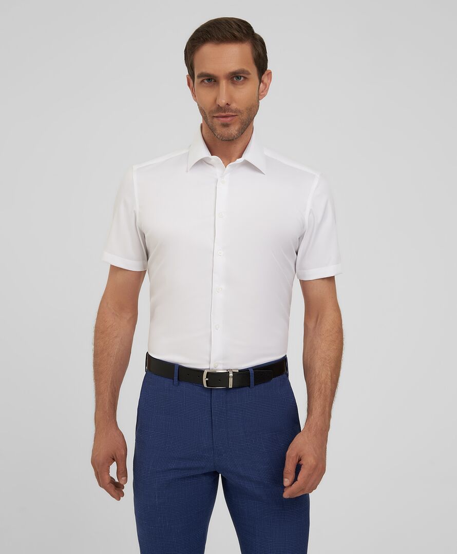 Рубашка прилегающий силуэт HENDERSON SHS-0577-X WHITE фото 1