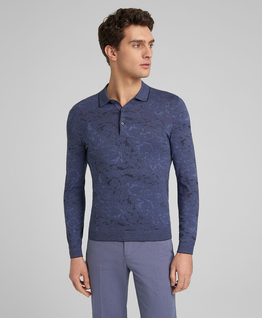 Поло трикотажное HENDERSON KWL-0908 BLUE фото 1