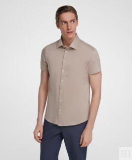 Рубашка трикот. HENDERSON кр.р HSS-0155-S BEIGE
