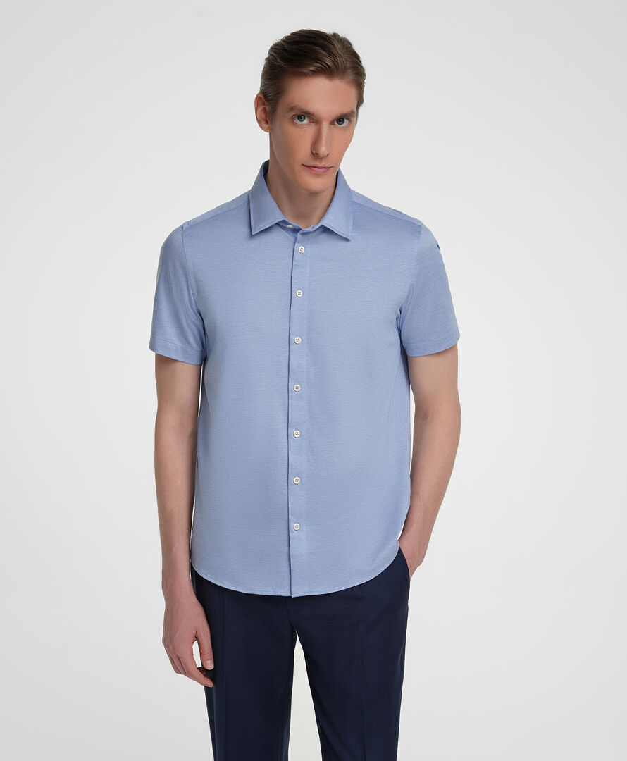 Рубашка трикот. HENDERSON кр.р HSS-0154-R BLUE фото 1
