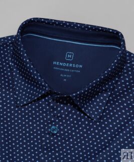Рубашка трикот. HENDERSON кр.р HSS-0149-S NAVY