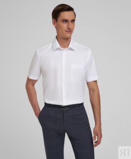 Рубашка прямой силуэт HENDERSON SHS-0577-N WHITE HENDERSON Рубашка прямого