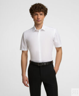 Рубашка HENDERSON кр.р. SHS-0739-S WHITE