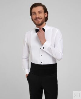 Рубашка полуприлегающий силуэт HENDERSON SHL-1888-S WHITE