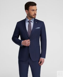 Пиджак HENDERSON JT1-0251-R NAVY HENDERSON Костюмный пиджак из эластичной т
