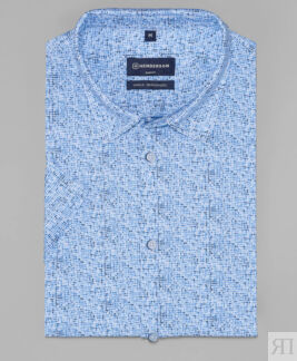 Рубашка трикот. HENDERSON кр.р HSS-0151-S BLUE