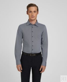 Рубашка трикот. HENDERSON дл.р HSL-0055 NAVY