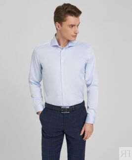 Рубашка прилегающий силуэт HENDERSON SHL-5426-X BLUE