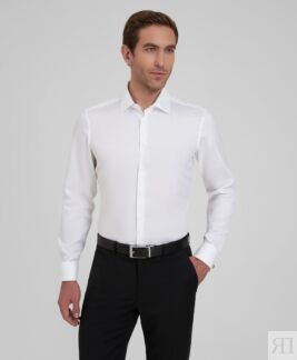 Рубашка прилегающий силуэт HENDERSON SHL-6426-X WHITE