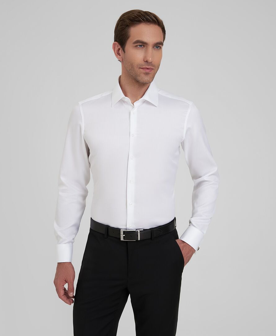 Рубашка прилегающий силуэт HENDERSON SHL-6426-X WHITE фото 1
