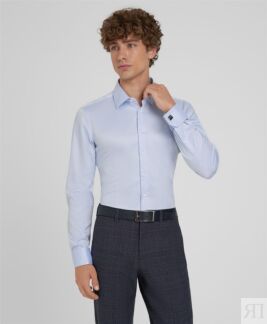 Рубашка прилегающий силуэт HENDERSON SHL-6426-X BLUE