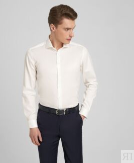 Рубашка прилегающий силуэт HENDERSON SHL-5426-X IVORY