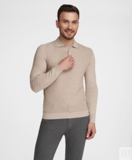 Поло трикотажное HENDERSON KWL-0917 BEIGE
