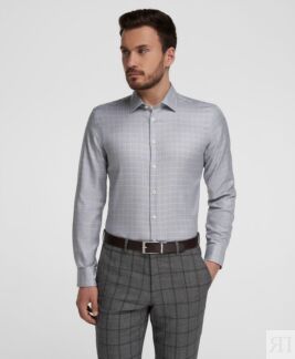 Рубашка HENDERSON дл.р. SHL-2047-S GREY