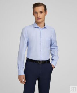 Рубашка прямой силуэт HENDERSON SHL-3950-NL BLUE HENDERSON Рубашка прямого