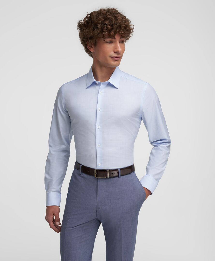 Рубашка HENDERSON дл.р. SHL-2155-S BLUE фото 1